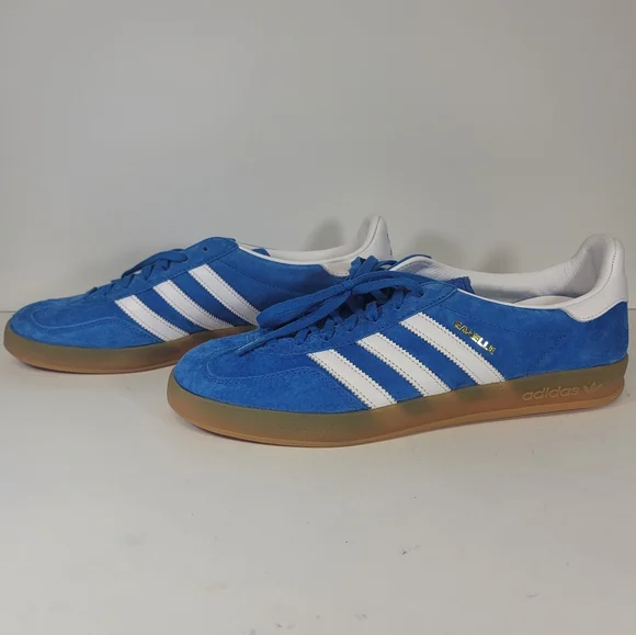 Adidas Men’s Gazelle Indoor Originals Mens Size 11 Blue Bird Gum H06260 Shoes